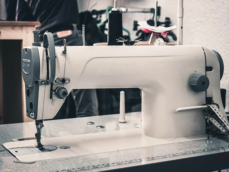 Textile machinery powder coating